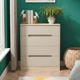 Monaco Chest - Deep - 4 Drawer - Cashmere and Oak