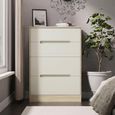 Monaco Chest - Deep Midi - 4 Drawer - Cashmere and Oak