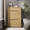 Monaco Chest - Deep Midi - 4 Drawer - Modern Oak