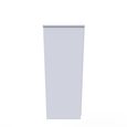 Monaco Chest - Deep - 4 Drawer - Cashmere Gloss and White