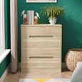 Monaco Chest - Deep - 4 Drawer - Oak