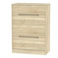 Monaco Chest - Deep - 4 Drawer - Oak