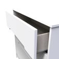 Monaco Chest - Deep - 3 Drawer - White