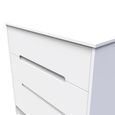 Monaco Chest - Deep - 3 Drawer - White