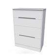 Monaco Chest - Deep - 4 Drawer - White