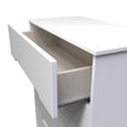 Monaco Chest - Deep - 4 Drawer - White
