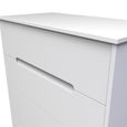 Monaco Chest - Deep - 4 Drawer - White