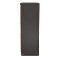 Bora Chest - 4 Drawer - Deep - Gold Craft Oak and Graphite