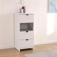 Bora Chest - 3 Drawer - Open Shelf - Kashmir Matt