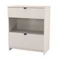 Bora Chest - 2 Drawer - Open Shelf - Deep - Kashmir Matt