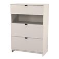 Bora Chest - 3 Drawer - Open Shelf - Deep - Kashmir Matt