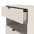 Bora Chest - 3 Drawer - Open Shelf - Deep - Kashmir Matt