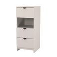 Bora Chest - 3 Drawer - Open Shelf - Kashmir Matt