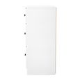 Yarmouth Chest - Deep - 3 Drawer - Black Matt and White Matt