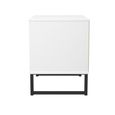 Fluted Chest - 2 Drawer - Midi - White Matt