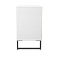 Fluted Chest - 3 Drawer - Midi - White Matt