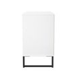 Fluted Chest - 6 Drawer - Midi - White Matt