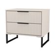 Fluted Chest - 2 Drawer - Midi - Kashmir Matt