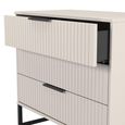 Fluted Chest - 3 Drawer - Kashmir Matt