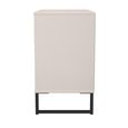 Fluted Chest - 3 Drawer - Kashmir Matt