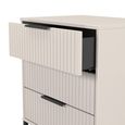 Fluted Chest - 3 Drawer - Midi - Kashmir Matt