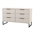 Fluted Chest - 6 Drawer - Midi - Kashmir Matt