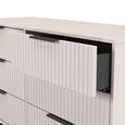 Fluted Chest - 6 Drawer - Midi - Kashmir Matt