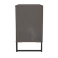 Fluted Chest - 3 Drawer - Graphite