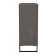 Fluted Chest - 5 Drawer - Wide - Graphite