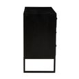 Fusion Chest - 3 Drawer - Black Bone Inlay