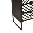 Fusion Chest - 3 Drawer - Black Bone Inlay