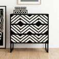 Fusion Chest - 3 Drawer - Black Bone Inlay