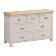 Windermere Painted Chest - 3+4 Drawer - Wide - Oyster Grey