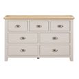 Windermere Painted Chest - 3+4 Drawer - Wide - Oyster Grey
