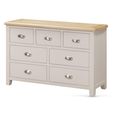 Windermere Painted Chest - 3+4 Drawer - Wide - Oyster Grey