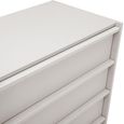 Albion Wide Chest - 4 Drawer - Stone Grey