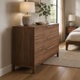 Calla Chest - 3 Drawer - Walnut - Dark Wood