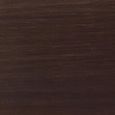 Luna Wide Chest - 3 Drawer - Espresso and Black - Wood and Metal