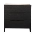 Orchid Chest - 3 Drawer - Wenge Black - Wood