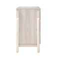 Whisper Wide Chest - 3 Drawer - White Washed Oak - Wood