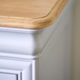 Chantilly Wide Chest - 4 + 3 Drawer - Grey Painted - Wood
