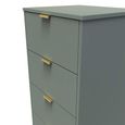 Clearance - Nashville Chest - Narrow - 5 Drawer - Green - FSS17390