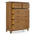 Clearance - Burford Chest - 2+4 Drawer - Oak - FSS17397