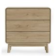Ingrid Chest - 3 Drawer - Small - Natural - Oak