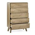 Ingrid Chest - 3 Drawer - Tall - Natural - Oak