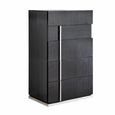 Montecarlo Narrow Chest - 5 Drawer - Grey Koto High Gloss