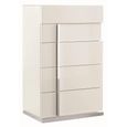 Canova Chest - 5 Drawer - White Gloss