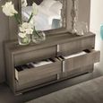 Tivoli Wide Dresser - 6 Drawer - Grey Wood
