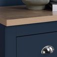 Highgate Chest - Wide - 6 Drawer - Navy Blue Painted