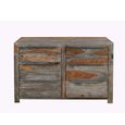 Goa Chest - 6 Drawer - Wide - Rustic Sheesham